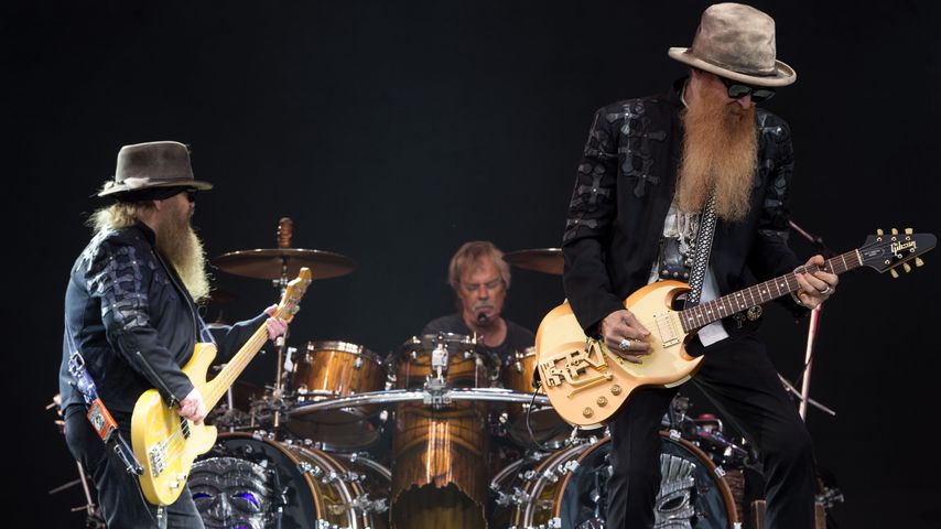 Dusty Hill, Frank Beard und Billy Gibbons, 2016 bei einem Auftritt