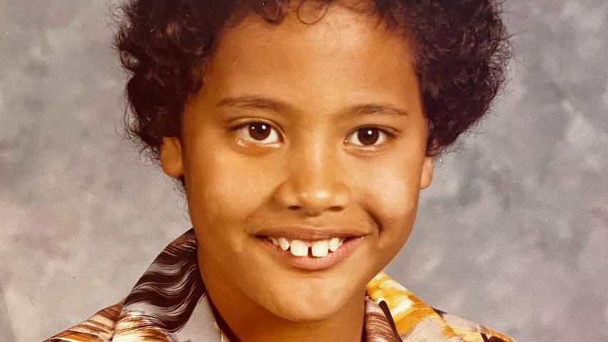 Dwayne Johnson im Alter von sieben Jahren