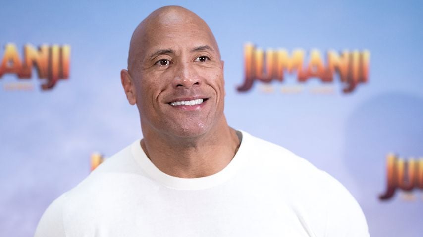 Dwayne Johnson bei einem Pressetermin in Berlin