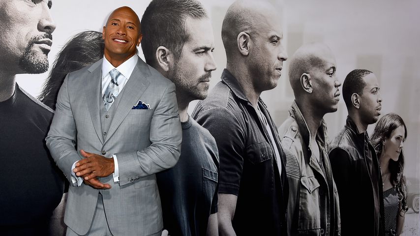 Dwayne Johnson bei der "Fast & Furious 7"-Premiere 2015