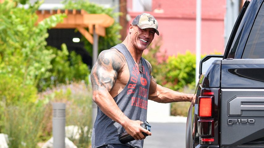 Dwayne Johnson in Santa Monica, August 2021