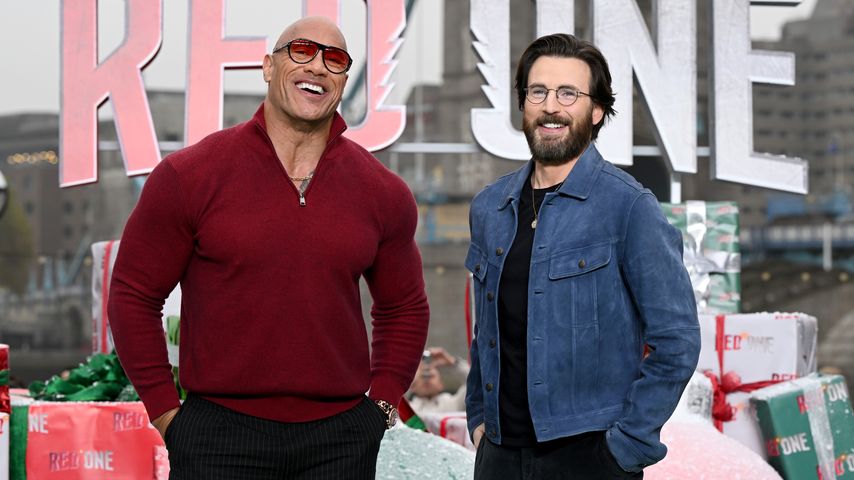 Dwayne Johnson und Chris Evans, November 2024