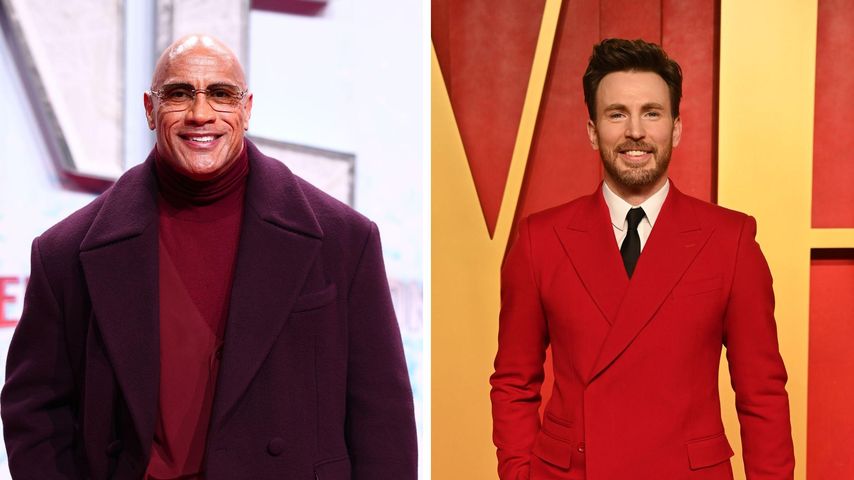 So viel Spaß hatten Dwayne Johnson und Chris Evans am Set
