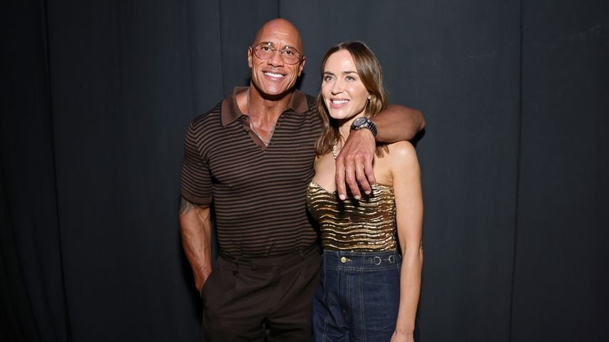 Dwayne Johnson und Emily Blunt, September 2025