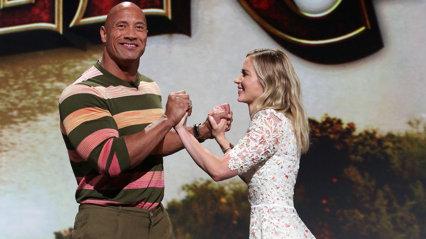 Dwayne Johnson und Emily Blunt, 2020