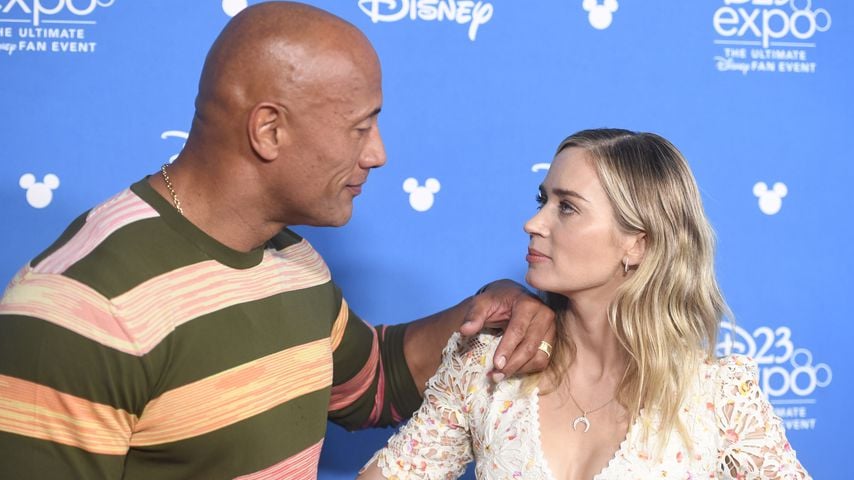 Dwayne Johnson und Emily Blunt, Schauspieler
