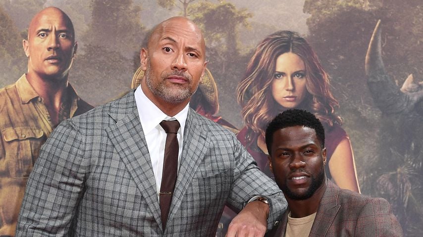 Dwayne "The Rock" Johnson und Kevin Hart bei der Premiere von "Jumanji: Welcome To The Jungle"