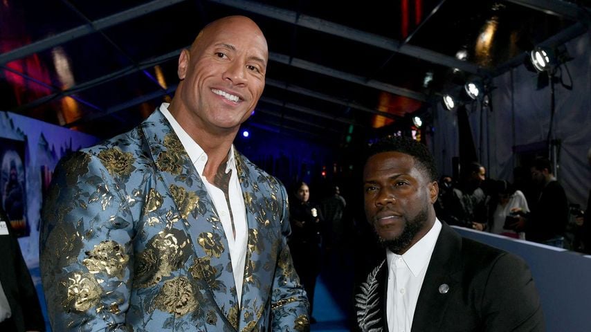 Dwayne Johnson und Kevin Hart im Dezember 2019 in Hollywood