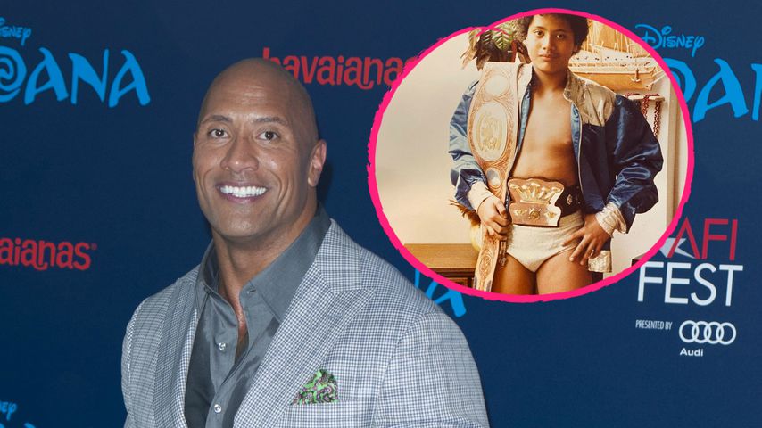 Erkannt? Dwayne Johnson teilt ein mega-cooles Throwback-Bild