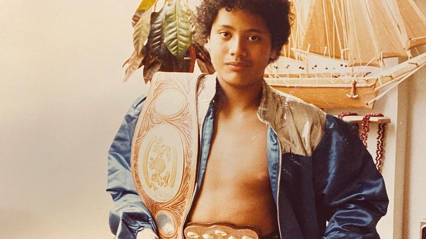 Dwayne "The Rock" Johnson in jungen Jahren