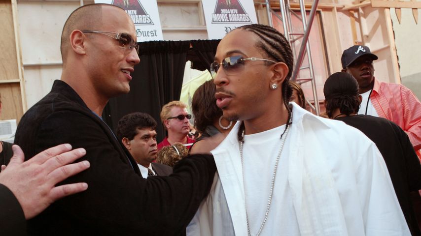 Dwayne "The Rock" Johnson und Ludacris bei den MTV Movie Awards in Culver City, 2004