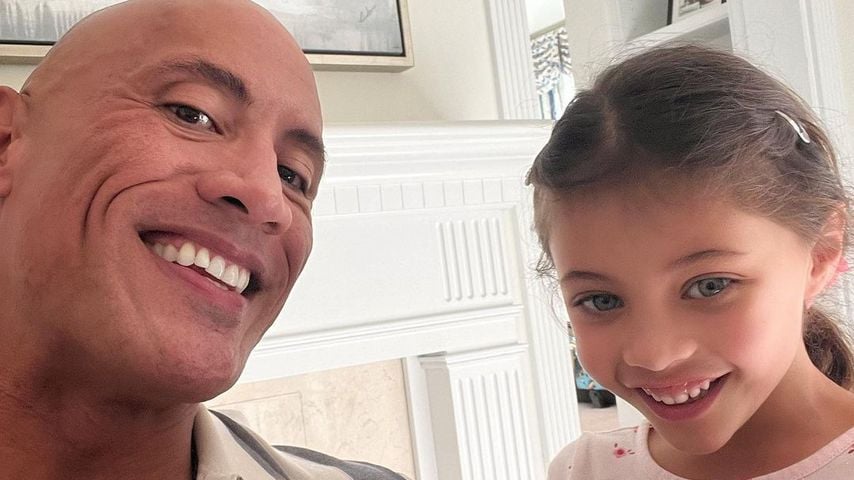 Dwayne "The Rock" Johnson mit seiner Tochter Jasmine