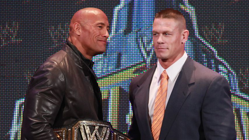 Dwayne "The Rock" Johnson und John Cena bei WrestleMania 29