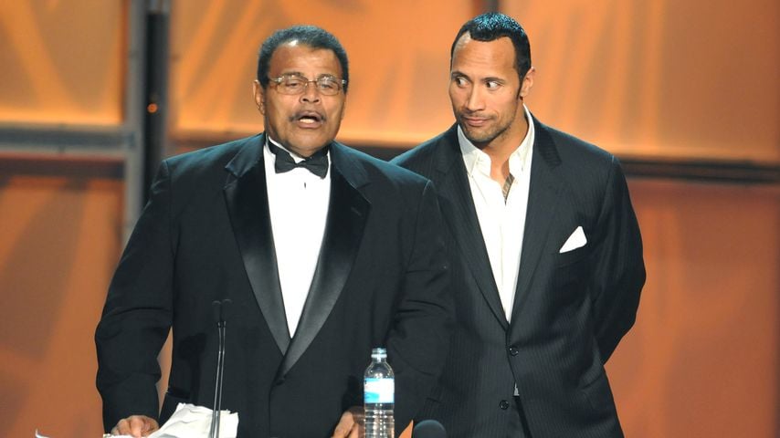 Dwayne "The Rock" Johnson und sein Vater Rocky