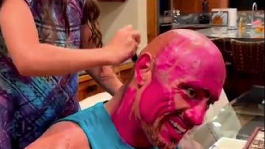 Dwayne "The Rock" Johnson mit seiner Jasmine