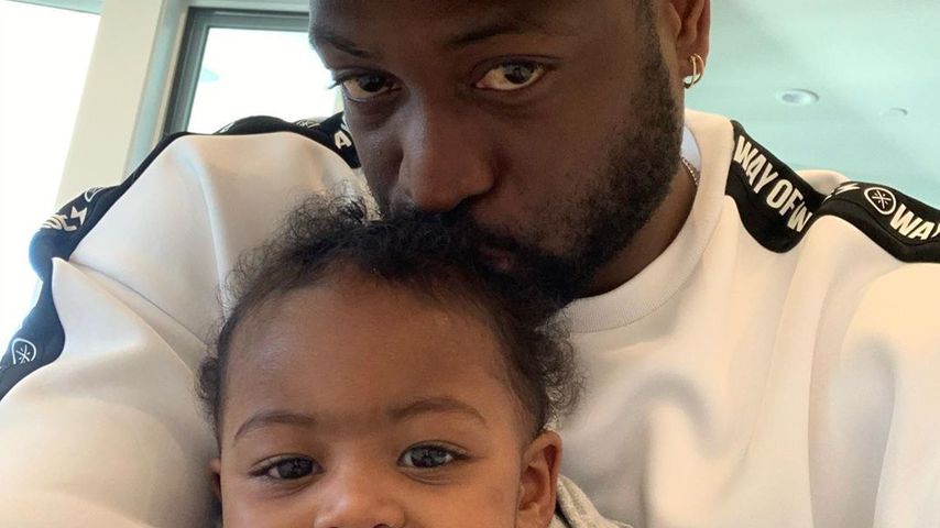 Sooo putzig: Dwyane Wade posiert mit Tochter Kaavia James