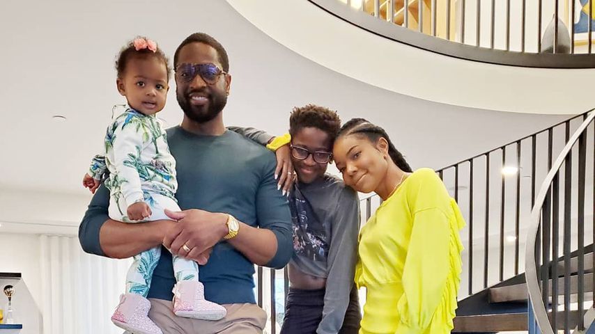 Dwayne Wade mit seiner Familie an Thanksgiving 2019