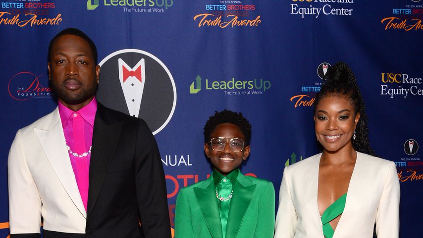 Dwyane Wade, Zaya Wade und Gabrielle Union bei den Truth Awards 2020