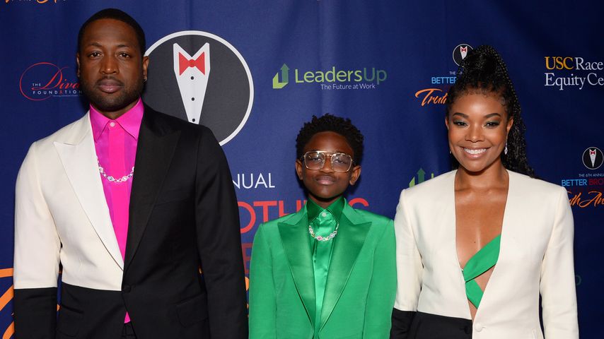 Dwyane Wade, Zaya Wade und Gabrielle Union im März 2020