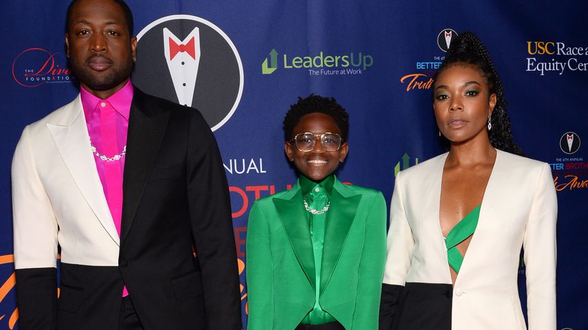 Dwyane Wade, Zaya Wade und Gabrielle Union bei den Truth Awards in L.A. im März 2020