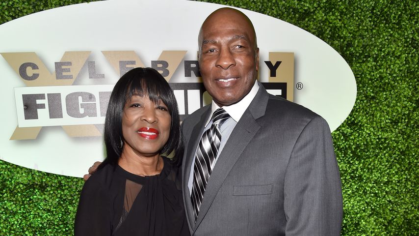 Earnie Shavers mit seiner Frau Rita Shavers