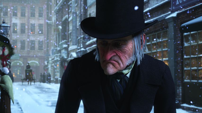 Ebenezer Scrooge in "Eine Weihnachtsgeschichte"