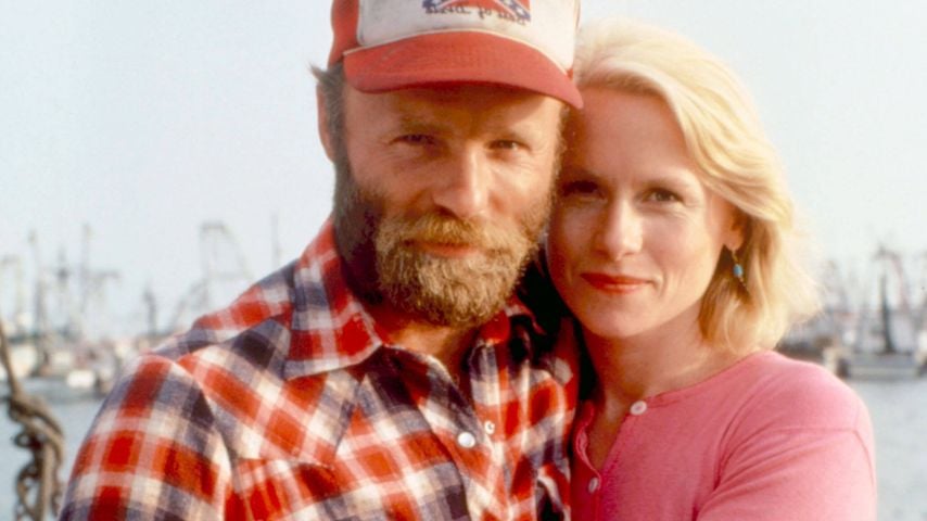 Szenenbild aus "Alamo Bay" mit Ed Harris und Amy Madigan, 1985