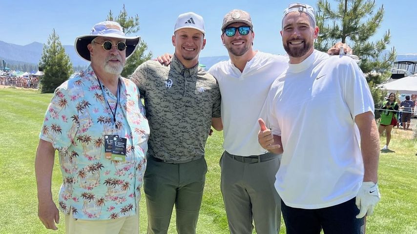 Ed Kelce (links) und Travis Kelce (rechts), 2023