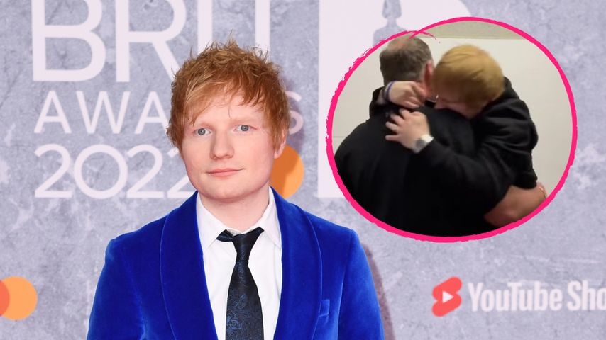 Bromance:  Sänger Ed Sheeran kuschelt mit seinem Bodyguard