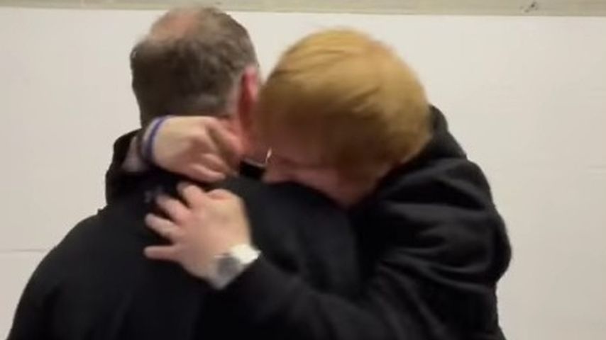Ed Sheeran mit seinem Sicherheitsmann Kevin Myers