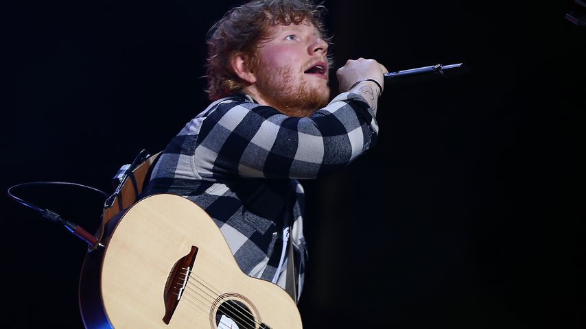 Ed Sheeran auf einem Konzert in Perth im März 2018