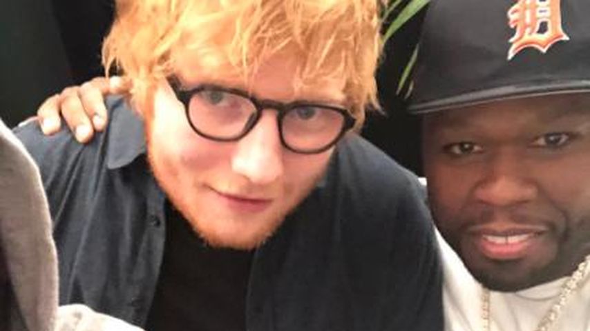Überraschungsauftritt: Ed Sheeran singt bei 50 Cents Konzert