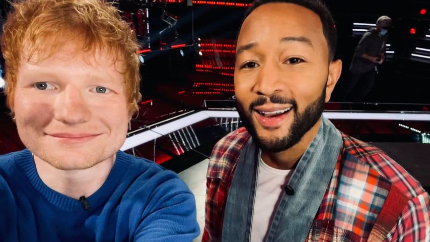 Ed Sheeran und John Legend bei "The Voice"