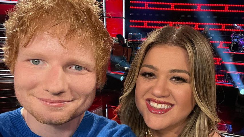 Ed Sheeran und Kelly Clarkson bei "The Voice"
