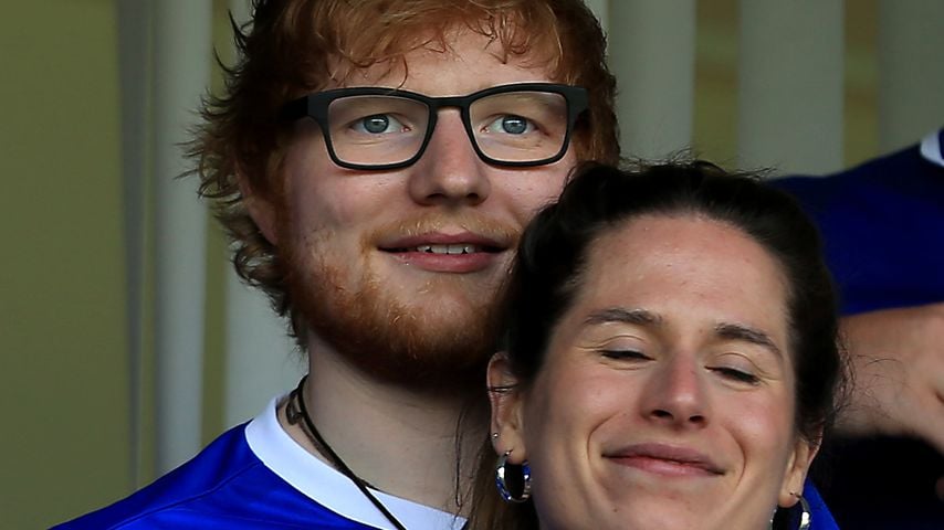 Ed Sheeran und seine Frau Cherry Seaborn im April 2018