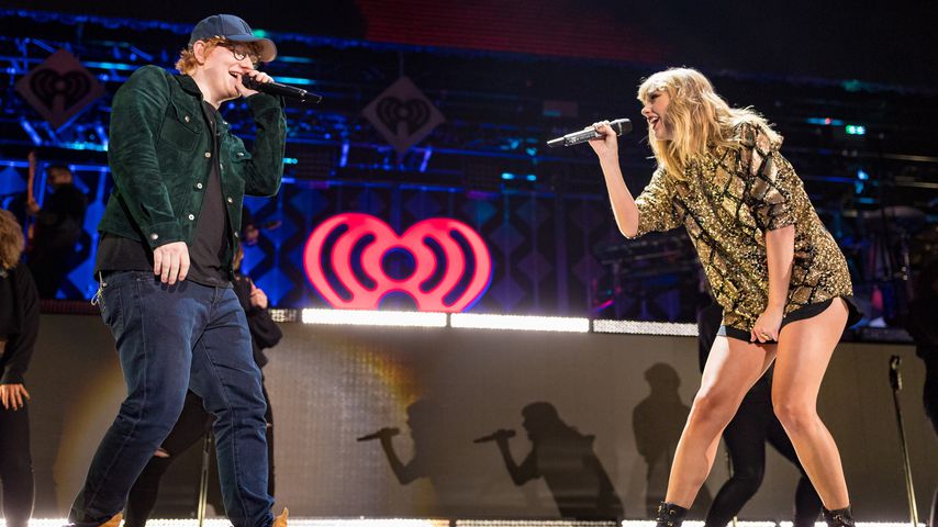 Sänger Ed Sheeran und Taylor Swift