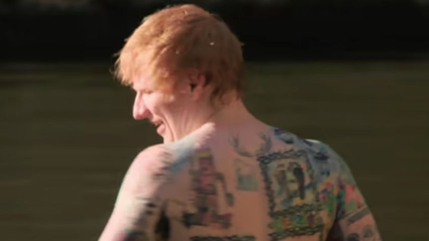 Ed Sheeran in seinem Musikvideo zu "Overpass Graffiti"