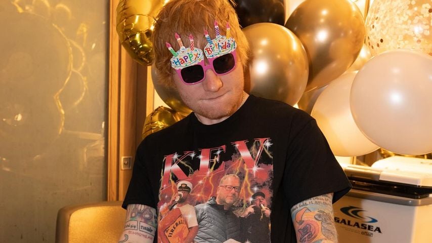 Ed Sheeran feiert zum Geburtstag Bromance mit Security-Buddy