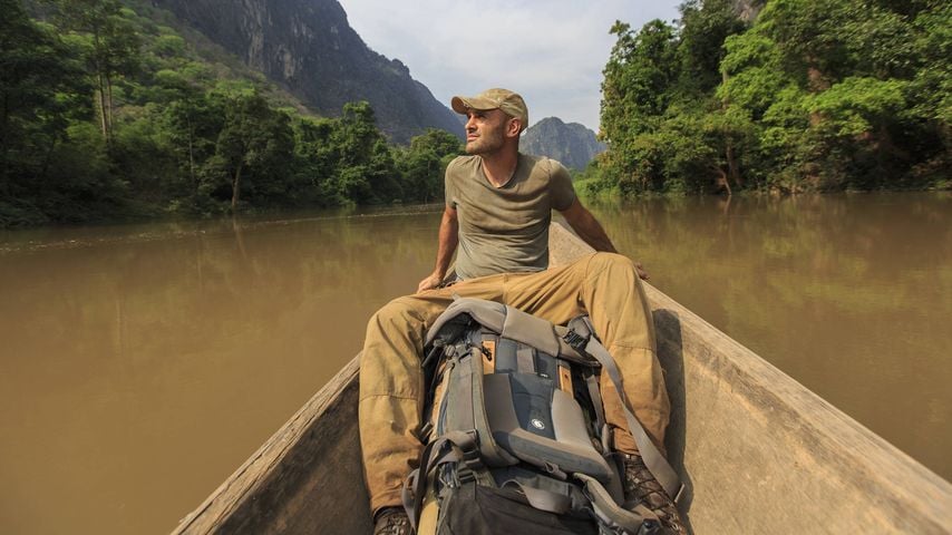 Survival-Experte Ed Stafford unterwegs für die Discovery-Serie "Al extremo", November 2017