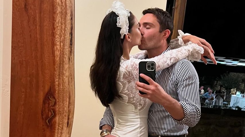 Ed Westwick und Amy Jackson im August 2024