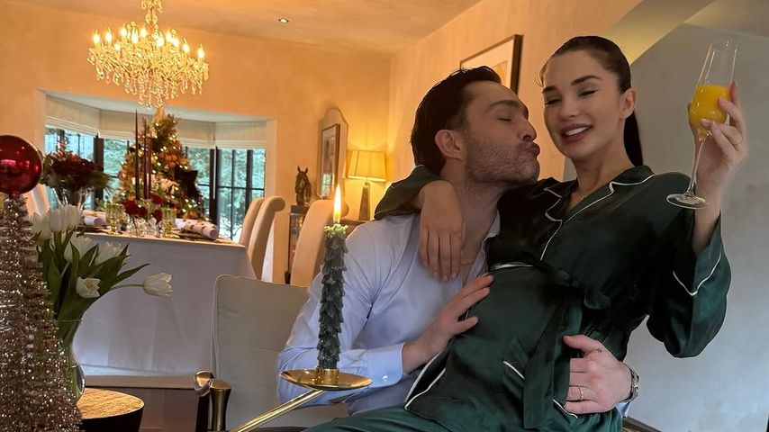 Ed Westwick und Amy Jackson, Dezember 2024