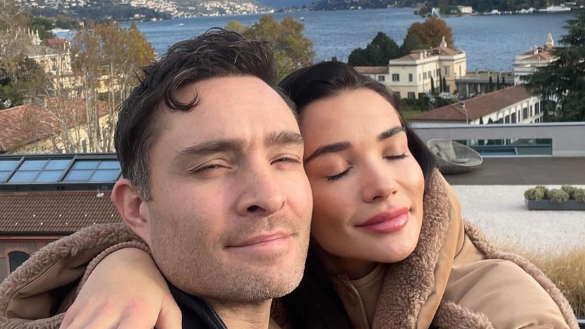Ed Westwick und Amy Jackson, Schauspieler und Model