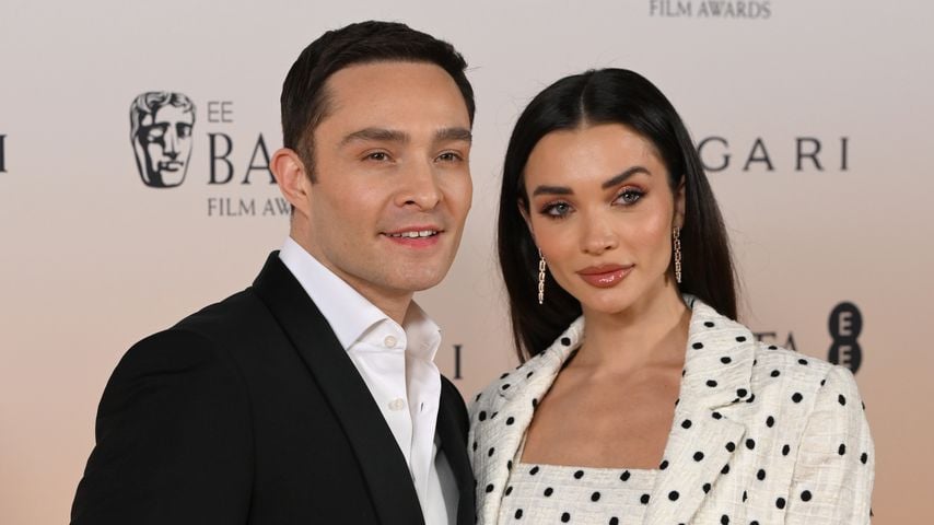 Ed Westwick und Amy Jackson, Februar 2024
