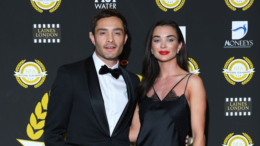 Ed Westwick und Amy Jackson bei den National Film Awards in London, Juli 2022
