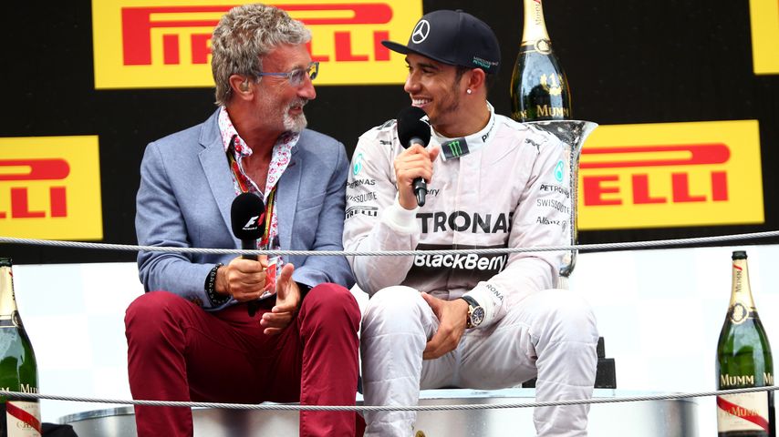 Eddie Jordan und Lewis Hamilton im Jahr 2014