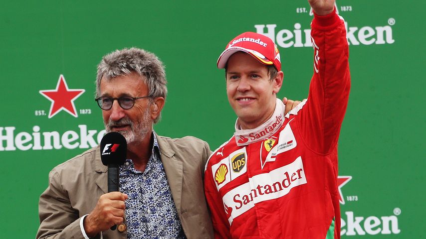 Eddie Jordan und Sebastian Vettel im September 2016