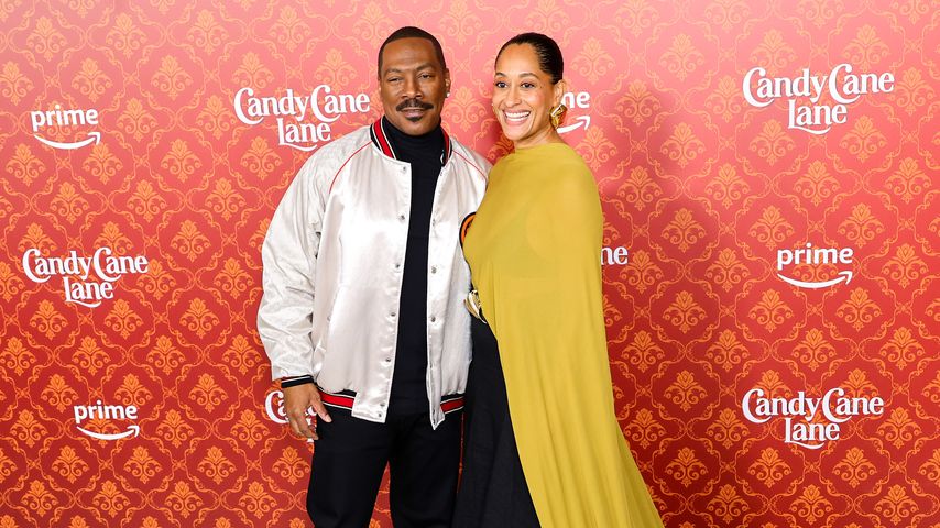 Eddie Murphy und Tracee Ellis Ross bei der Premiere von "Candy Cane Lane", 2023