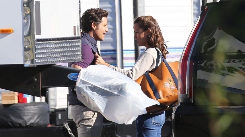 Édgar Ramírez und Jennifer Garner im Dezember 2019