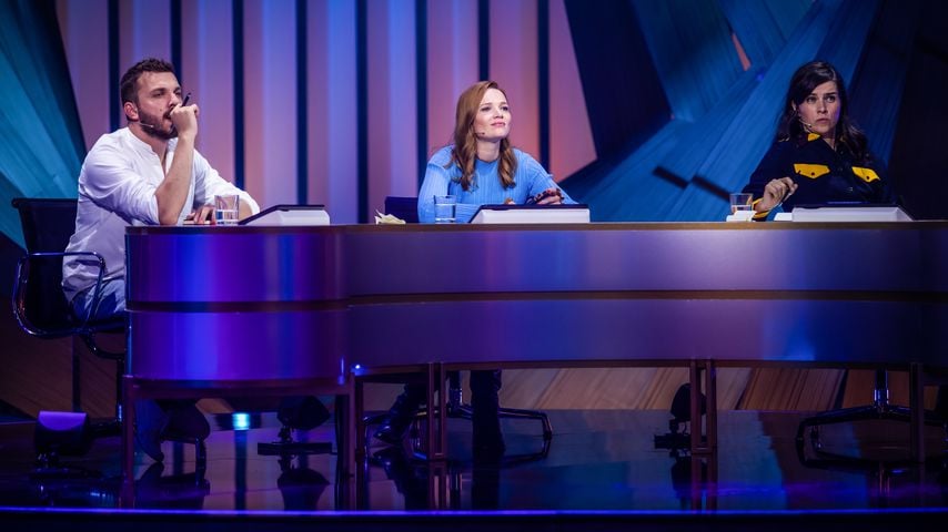 Edin Hasanovic, Karoline Herfurth und Nora Tschirner bei "Wer ist das Phantom?"