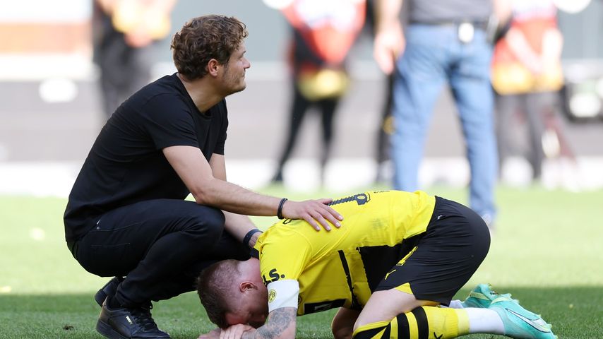 BVB-Trainer Edin Terzic und Marco Reus im Mai 2023
